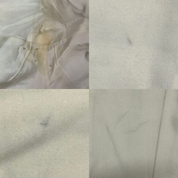 Vintage Pendleton White Dress Pants Trouser Size 10 Pleated Virgin Wool Hi-rise - Picture 8 of 12